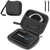 ProCase Samsung T7/ T7 Touch Portable SSD Hard Carrying Case and 2