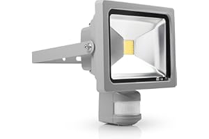 Ranex XQ1221 LED Fluter mit Bewegungsmelder 1x LED á 20 Watt, 1.200 Lumen / 120° x 8 Meter Erfassungsbereich / kalt weiß