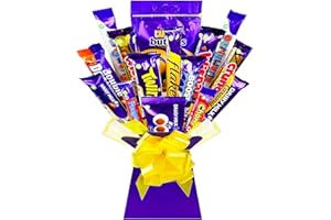 SWEETIE BOUQUETS Chocolate Bouquet full of Dairy Milk Chocolate Bars - This Chocolate Hamper is Perfect for Birthday Gifts For Men or Women