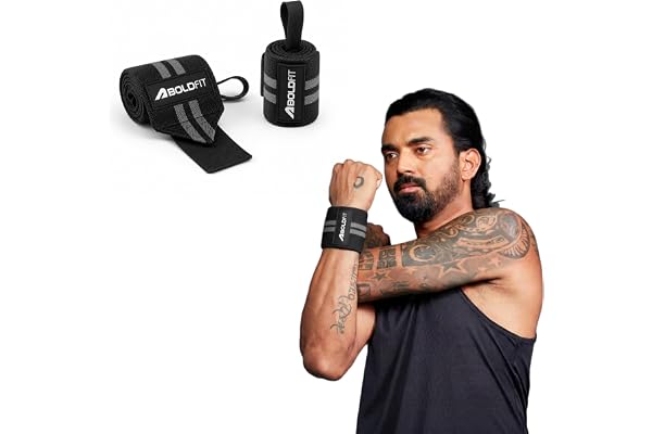 Boldfit Wrist Band for Gym Workout Wrist Support for Gym Straps for Men Hand Band Strap for Man Accessories for Men Workout W