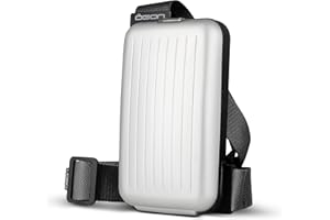 ÖGON -DESIGNS- Banane en Aluminium, Pratique et stylée avec Portefeuille intégré, Protection RFID Contre la fraude et la démagnétisation, modèle Phone Bag