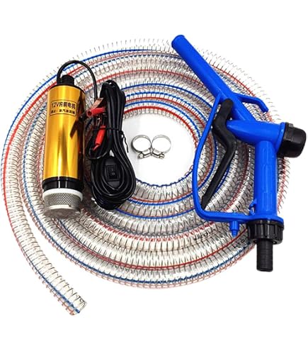 Pompe De Transfert Huile Électrique 200W 220V - Pompe Vidange Aspiration Avec Pistolet