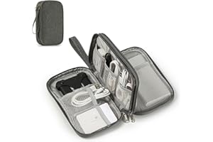 Merwlukt Kabeltasche Organizer, Kabel Organizer Tasche Kabeltasche Tech Pouch für Kabel Ladekabel Elektronisches Zubehör, S