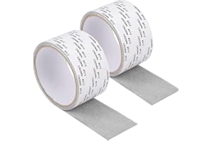 ZEACCT 2Pcs Nastro Per Riparare Zanzariere Nastro Adesivo in Fibra Di Vetro, Tenda Finestra Riparam Screen Repair Patch, Tenda Finestra Ripara Zanzariera, Zanzariera Ripara Kit