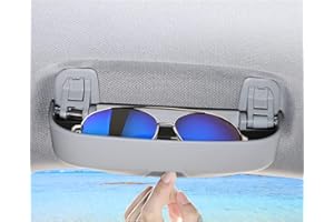 BIXUAN kompatibel mit Audi A3 A4 A5 A6 A7 Q3 Q5 Q7 8Y 2021-2023 2024 2025 Sonnenbrillenhalter Brillenetui Auto Brillenhalter, Aufbewahrungsbox Organizer,Glasses Case Holder Innenraum Zubehör