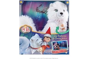 Cefa Toys - The Elf on The Shelf: Elf Pets, Cuento y Peluche Zorro Artico. Español(00596)