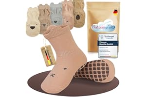 Matschepfuetze Stoppersocken Kinder – Extra Anti-Rusch Funktion für maximalen Halt – Baby Socken für Komfort & Sicherheit – Stoppersocken Baby für Spaß & Abenteuer ohne Rutschgefahr