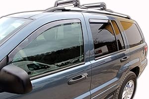 ‎J&J AUTOMOTIVE J&J AUTOMOTIVE | Windabweiser Passend Für Grand Cherokee 1999-2005, Heko Regenabweiser, Getönt, Set 4-Teilig, Vorne, Hinten, Aerodynamisch