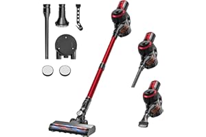 Conopu Dh-Xcd02 Odkurzacz Pionowy, Czerwony/Czarny, 160W 160V