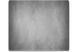 Silent Monsters Tappetino Mouse 24 x 20 cm piccolo, grigio, con Bordo Cucito, Durevoli, antiscivolo e silenzioso, gioco, ufficio, casa, lavabile, arrotolabile, Tappetini per il Gaming Mousepad