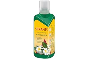 Seramis Vitalnahrung für Blühpflanzen, 500 ml – Blumendünger für optimales Pflanzenwachstum, Flüssigdünger mit praktischer Dosierhilfe, 6,3x6,3x20,9 cm