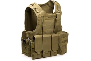 MILALOKO Mimicool, Gilet tactique amphibie, camouflage, action rapide.