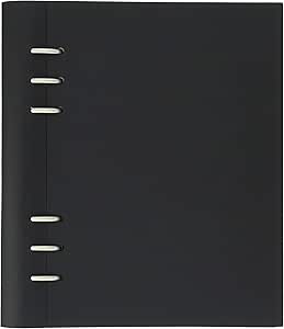 Filofax: Clipbook A5 Black - Outros Cadernos Folhas E Blocos De Notas