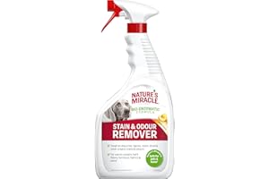 Nature's Miracle Dog Stain & Odour Remover - Bio-Enzymatic Formula - Melon Scent 946ml, White