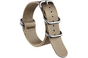 AIYIRUO NATO Uhrenarmbänder Nylon G10 Premium Ballistic Multicolor Ersatzuhrenarmbänder mit Silber Edelstahlschnalle Watch Strap für Männer Frauen 18mm 20mm 22mm 24mm