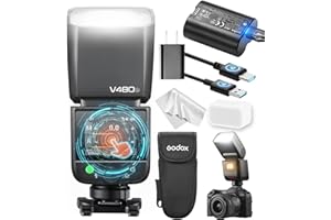 GODOX V480 S Flash Appareil Photo, V480S Flash à écran Tactile TTL HSS 1/8000s Speedlite, Compatible avec Sony Alpha A9 III a7III a7CII a7IV a7C a7RV a7 a7SIII a6700 a6400 a6600 ZV-E10 II ZV1