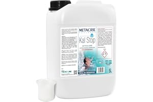 METACRIL Détartrant concentré – KAL Stop 5 Lt + Doseur graduée – chélateur du calcaire et métaux Lourds. Expédition immédiate