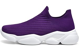 GemChve Basket Femme Respirantes Chaussures de Running Marche Sport Travail Légères Sneakers 35-43