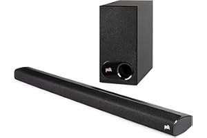 Polk Audio Signa S2 Soundbar with Subwoofer, HDMI ARC, Soundbar for TV with Bluetooth, Dolby Digital, AUX, Optical Input, Black