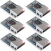 iHaospace 6 Stück PDC004-PD PD Decoy Modul, USB-C PD 12 V DC Feste Spannung Power Trigger Modul 5A Typ-C Buchse Eingang für N