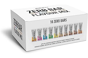 BioTechUSA Zero Bar - Snack proteico a basso contenuto di zuccheri e senza lattosio | Struttura croccante | Gusti deliziosi | Ideale per diete e allenamenti, Flavour Mix, 10*50g