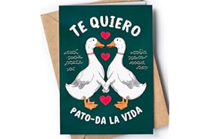 GREETING CARDS FOR EVERYONE Tarjeta de Aniversario para Hombre, Mujer - Tarjeta de Aniversario Graciosa para Marido, Novio, Novia - Tarjeta de San Valentín para Pareja - Regalo de Feliz Aniversario para él o ella - EU 2