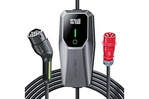‎VDLPOWEREU VDLPOWEREU Typ 2 Ladekabel 11kW, EV Ladegerät Dreiphasig CEE 16A | 5M Mobile Wallbox Ladestation Einstellbarer Strom und Einstellung Startzeit für Allen Elektrofahrzeugen EV PHEV IEC 62196-2 Stecke
