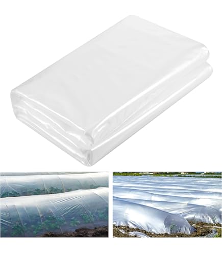Telo Trasparente 3 Strati Telo Per Serra In Polietilene 3 Strati - 6x10mt, 150 Micron, Trasparente, Made In Italy Telo Serra - Foto 11