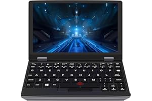 KINGNOVYPC 7-calowy mini kieszonkowy laptop do gier z Celeron N4000, ekranem dotykowym 1280 x 800, Ultrabook 12 GB DDR4 512GB SSD Notebook Czekolada, Window 11 Pro, 2.0MP, AC WiFi BT4.2..
