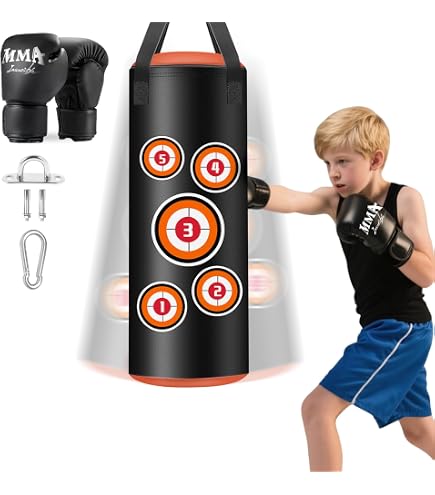 Produktbild von Professionelles Boxset Für Jugendliche, Kinder-Boxsack-Set, Teenager-Box- Trainingsausrüstung, Box-Übungsset Für Kinder, Teenager, Praxis-Kicken, - Und Fitness-Studio-Workout