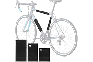 ENAIAH Protector de Cuadro de Bicicleta, 3 Piezas Cuadro de Carbono Accesorios Diferentes Protector de Marco de Bicicleta Protección de Transporte, para Bicicletas Protección contra Arañazos
