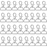 Key Chain Clip Hook, Anezus D Ring Clip Keychain Lanyard Swivel Snap Hooks Clip on Key Ring for Crafts and Purse Hardware (3/4” Inside Width)