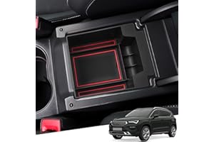 YEE PIN Ateca 2023 konsola środkowa schowek do siedzenia Ateca FR 2016-2023 akcesoria Ateca wnętrze schowek na rękawiczki konsola środkowa, organizer tacy z matą antypoślizgową