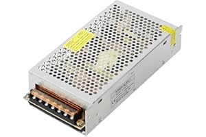 OFFCUP DC 12V 10A 120W Universal Regulated Switching Power Supply, Converter AC 110/220V to DC 12V LED Driver, Power Supply Transformer Switch for LED Strip Light 3D Printer Radio Computer Project