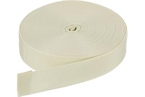 DMiotech Nylon Webbing Belt 10 Yard 25 Yard 50 Yard Length 1" 3/4" 2" 1-1/2" Width Nylon Straps for Sewing Luggage