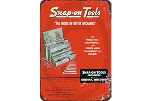 LBS4ALL Snap On Tool Catalog Vintage Look Reproduction Metal Sign Vintage Metal Sign