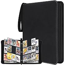 WISYOK Pokemon Sammelalbum - 900 Karten Kapazität Mit Reißverschluss