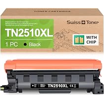 Toner Noir INK4U TN2510 – Compatible Brother TN2510 XL Pour HL-L2400DWE, MFC-L2800DW, Etc.