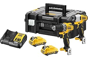 DEWALT 12V SUB-COMPACT DD & ID KIT TSTAK 3.0AH, DCK2110L2T-QW