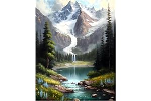 Mafenr Art Paysage Peinture Numero Adulte, Kits de Peinture au Numéro, Paysage Coloriage Numerote Pour La Décoration De La Maison (40x50 CM)