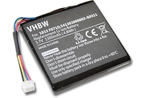 vhbw Batería Recargable Compatible con Texas Instruments TI-Nspire CAS, CX calculadora (1300 mAh, 3,7 V, Li-Ion)