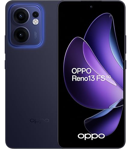 Oppo Reno 13 FS 5G, Smartphone Android avec IA, 12 Go RAM + 512 Go, Déverrouillé, Plume Purple