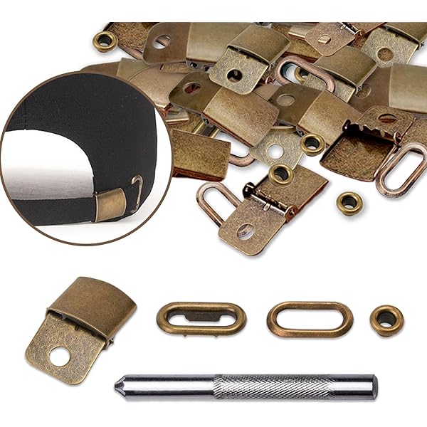QUARKZMAN 10 stuks metalen baseballcap-gesp, verstelbare