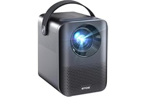 ‎ETOE ETOE D2 Pro Mini Beamer 4K mit Android TV 12.0, Netflix Lizenziert, 400 ANSI Lumen, 150 Zoll, Google Assistant, Chromecast Built-in, Airplay, Miracast, HDR 10+, 5G WiFi & Bluetooth