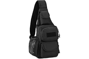 EXPLOKIT Taktyczna torba na klatkę piersiową, wojskowa torba na ramię Molle dla mężczyzn, plecak taktyczny, torba na ramię, na wędrówki, trekking