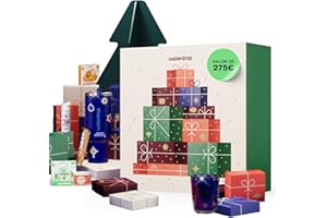 WATERDROP MICRODRINK waterdrop® Calendario de Adviento 2025 – Edición Limitada Otras Marcas – 25 Sorpresas: Accesorios Exclusivos, Cubitos para Beber y Goodies – para Mujer y Hombre, Regalo Original