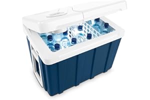 Mobicool MQ40W AC/DC 39 Litre Thermoelectric Coolbox, Metallic Blue - 12/230 V