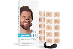 Antsparty Anti Ronflement Ailatateur Nasal, Dilatateur Nasal Réutilisable, Clip de Nez en Silicone Magnétique pour Réduire le Ronflement et Améliorer la Qualité du Sommeil (Noir)