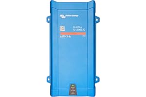 ‎VICTRON ENERGY Victron Energy MultiPlus Reiner Sinus Wechselrichter 20 Amp Batterie Ladegerät, Spannungswandler, Transferschalter Inverter Charger, 500VA 12-Volt 230V