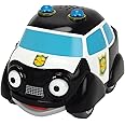 Dickie Toys 203121000 Paul Heroes of the City/Helden der Stadt Polizei Electric Police car Including Trading Card, Black, White, Blue, Grey
